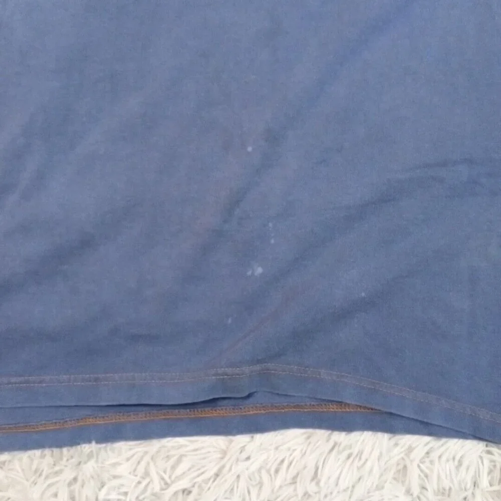 Vintage Levi's Mens Shirt‎ Blue L Tee 90's 501 Strauss Co. San Francisco
